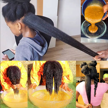 African  Oil Made by Ancient Methods GROW YOUR HAIR FASTER LONGER Visible Results Stop Breakage Promotes Hair Growth