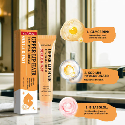 Quick Facial Hair Removal Cream (3 Minutes) – Upper Lip & Brows