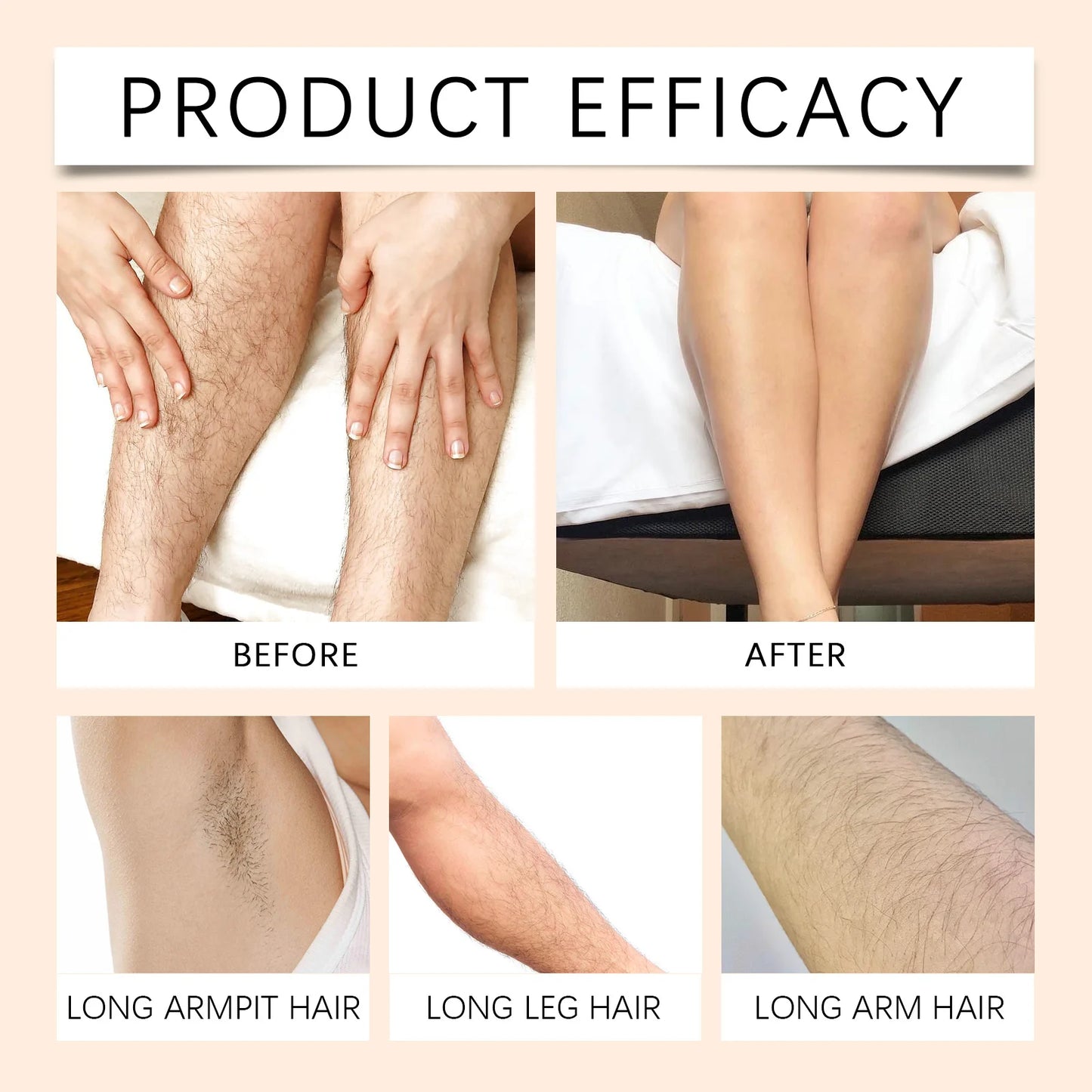 Upper Lip Hair Removal Cream Gentle Painless Remove Underarm Arm Leg Hair Growth Inhibitor Professional Facial Depilatory Cream