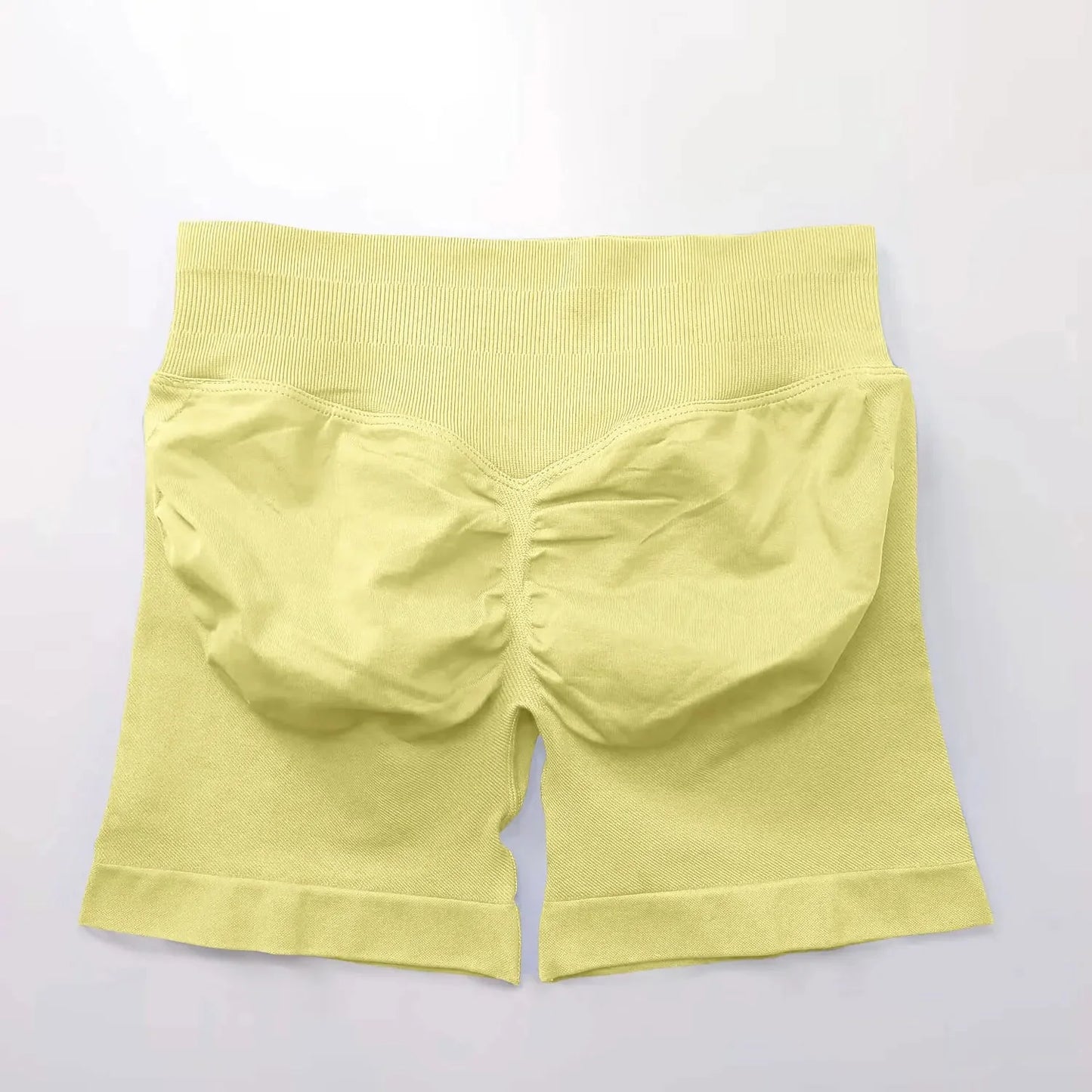 NCLAGEN Seamless Shorts 4.5" Gym Shorts Woman Scrunch Butt Fitness Sports Short Workout Seamless Leggings Running Yoga Bottoms