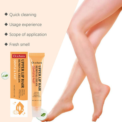 Upper Lip Hair Removal Cream Gentle Painless Remove Underarm Arm Leg Hair Growth Inhibitor Professional Facial Depilatory Cream