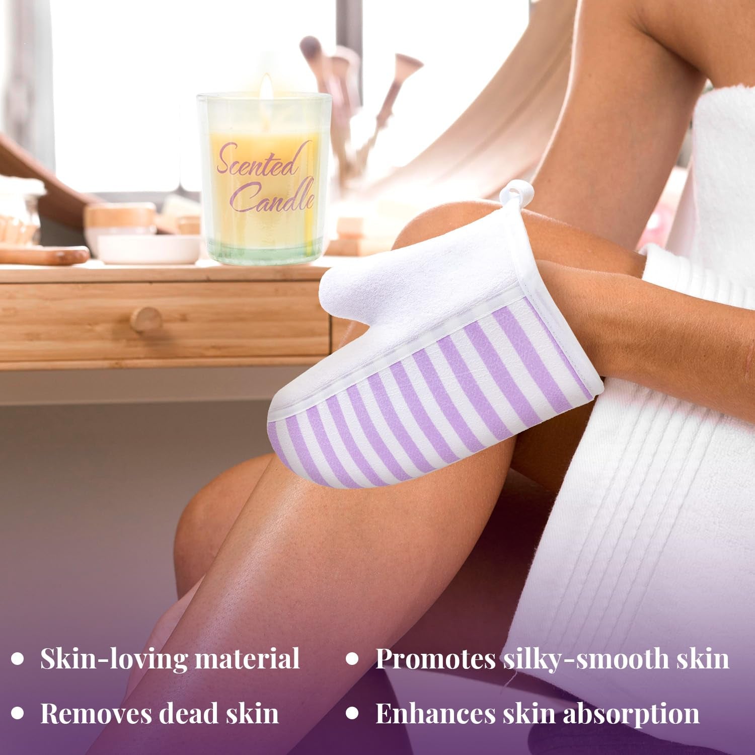 BODY & EARTH Self Care Gifts for Women Get Well Soon Gifts, Purple Birthday Gift Baskets, 8Pcs Lavender Bath and Body Sets with 20Oz Vacuum Insulated Tumbler Mother'S Day Gifts for Mom