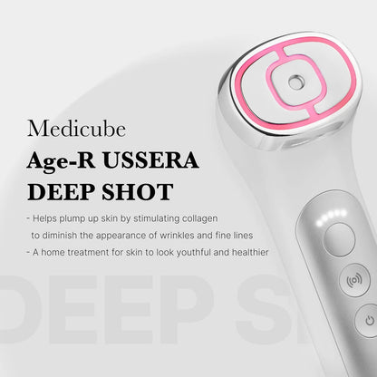 Age-R USSERA Facial Treatment Device - At-Home Skin Care Device for Collagen Stimulation Wrinkle Reduction, and Youthful Complexion - Korean Skin Care