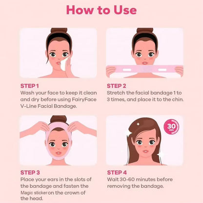 Women Face Slimming Bandage Face Lifting Band V Line Shaper Chin Cheek Lift up Belt Facial Massage Strap Beauty Skin Care Tools