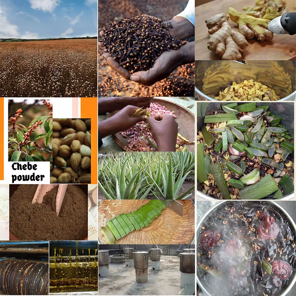 African  Oil Made by Ancient Methods GROW YOUR HAIR FASTER LONGER Visible Results Stop Breakage Promotes Hair Growth