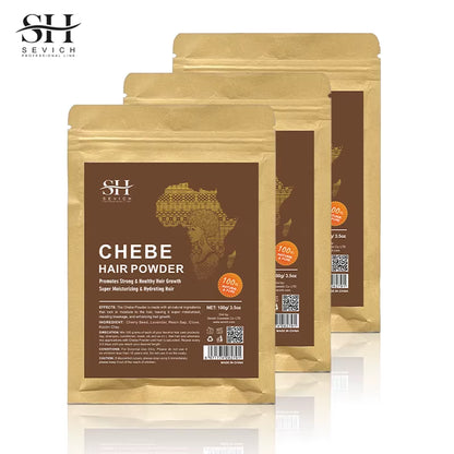 100% Chebe Powder Effective Growthing Hair Improves Hair Density Nourishes Follicles Fast Regrowth Hair Product 100G
