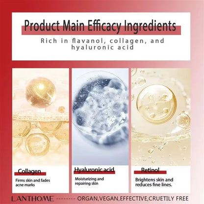 Face Body Whitening Cream Retinol Collagen Hyaluronic Acid 3In1 Remove Dark Spots Eliminate Melanin Dispel Acne Lighten the Skin