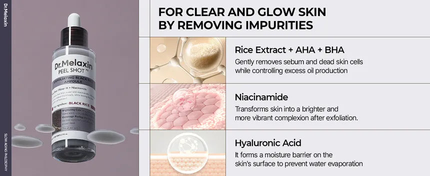 Peel Shot Glow Set | Serums for Brightening, Exfoliating, and Moisturizing